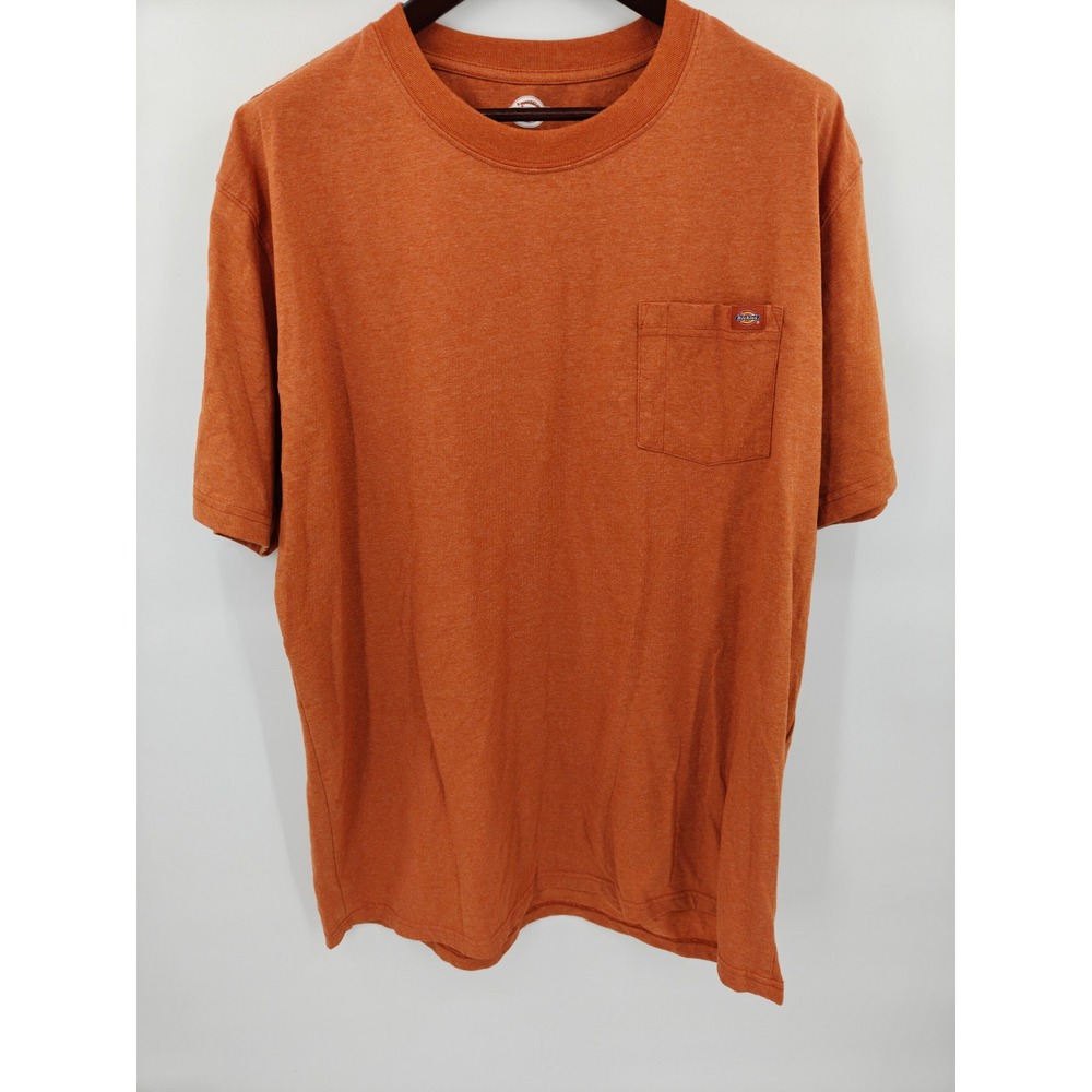 Dickies Mens 3XLT Heather Orange Short Sleeve Pocket T-Shirt WS450HEH2